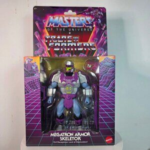 Masters Of The Universe X Transformers Megatron Armor Skeletor Figure New In Box